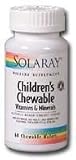 Children's Chewable Vitamins  Minerals Blk Cherry By Solaray - 120 Chewables