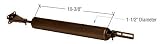 CRL Chocolate Brown Heavy-Duty Storm Door Pneumatic Closer by CR Laurence