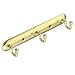 Moen 7603PB Yorkshire Triple Robe Hook, Polished Brass