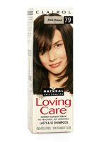 Clairol Loving Care, Hair Color Creme Lotion 79, Dark Brown - 3 OZ, 1 ea
