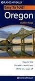 Rand McNally Oregon Easyfinder Map (EasyFinder)