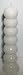 7 Knob White Hoodoo Spell Candle (Healing, Spiritual Cleansing)