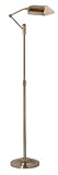 Bell + Howell Brass-Tone Swivel-Arm Sunlight Floor Lamp