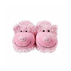 Pig Fuzzy Feet Slippers