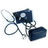 Blood Pressure Kit Aneroid Sphygmomanometer with Dual Head Stethoscope