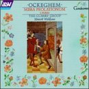 ｜Ockeghem: Missa Prolationum: 5 Motets
