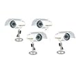 VideoSecu 4 Outdoor CCD Security Cameras 420 TVL 24 IR Leds for Night Vision with Free Power Supply WAA
