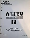Yamaha Outboard Motors (Price List and Accessories)