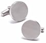Round Titanium Engravable Cufflinks - Other Formal Wear - Cufflinks