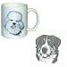 Greater Swiss Mountain Dog Coffee Mug, Porcelain by Rosalinde (11 oz.)