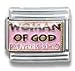 Clearly Charming Woman of God Proverbs, Christian, Religious Theme Italian Charm