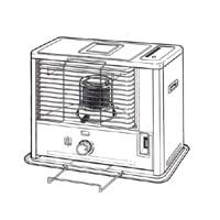 Sengoku Heat Mate Portable Fan forced Radiant KerosMene Heater 10,600 BTU , Beige #HMRF-1140