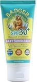 Badger Chamomile and Calendula Broad Spectrum SPF 34 Baby Sunscreen 2.9 oz