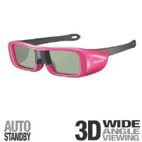 Sony TDG-BR50/P Youth Size 3D Active Glasses, Pink