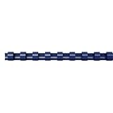 Fellowes Round Back 3/4 Inch Navy Plastic Combs 100 Pack (52392)