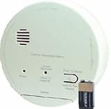 Gentex CO1209, 120VAC/9VDC Carbon Monoxide Alarm