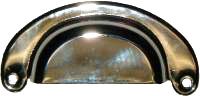 Stamped Nickel Plate Bin Pull