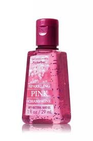 Bath & Body Works Sparkling Pink Champagne Anit-bacterial Hand Sanitizer Pocketbac