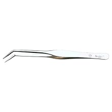 Xcelite XHT678 Curved/Medium General Duty Tweezer, 6-7/8" Overall Length