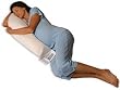 Snoozer Junior Body 200 Thread Count Sateen Cotton White Pillowcase