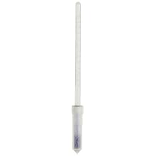 H-B Instrument Durac PTFE Safety Coated Dry Block Thermometer, with Micro-Centrifuge Tube on Bulb, Organic Fill and White Back Glass, 50 to 110 degree C Range