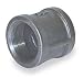 Industrial Grade 1LBP3 Couping, Galv Malleable Iron, 1 1/4 In