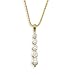 Journey Diamond Jewelry! 14k Yellow-gold 1CTTW Polished Pendant-necklace