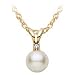14kt. Gold, Cultured Pearl & Diamond Pendant