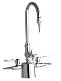 Chicago Faucets 1301-CP Deck Mounted Multiple Service Fitting, Chrome