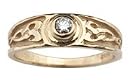 18ct Gold and Diamond Celtic Engagement Ring