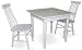 Kitchen & Housewares : International Concepts 34 inch Square Cafe Table - White