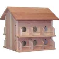 Heath Cedar Purple Martin House Brown - M-12DP