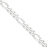 Sterling Silver 10.75mm Figaro Chain QFG300-9