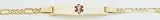 14kt Childs Medical ID Bracelet -XM422