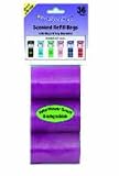 Pet Supplies : 5Star Cored Scented Dog Walking Poop Bags Purple 36 count