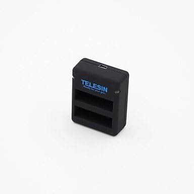 RAR TELESIN Dual Charger With USB Cable For Gopro Hero4 Battery