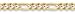 14K Gold 11mm Figaro Link Chain
