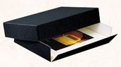 Lineco Archival 11 x 14 x 3 inches Museum Archival Storage Box, Drop Front Design, Acid-Free with Metal Edge. Preserves Photos Documents, Black