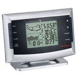 Honeywell TE657W Weather Forecaster with Heat Index, Weather Station with Atomic Clock, Indoor/Outdoor Temperature, Humidity, Barometric Pressure, Glowing Soft Touch Keys & Continuous Backlight