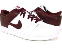 Nike Dunk Low Leather (white / team red)