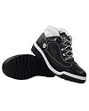 Black W/white Lthr Field Boot