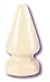 Xtra Large Humungous Butt Plug Flesh. This is Huge Please do not order unless you understand the size. This plug stands about 9 inches high and at its widest point is about 5 inches wide. This butt Plug is truly Humungous. The top triangle shape part of the plug is about 5 inches x 5 inches Huge. This plug is made of a soft firm rubber. Remember this Measures about 9 inches tall 5 inches wide15 inches around!