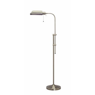 Antique Brass Adjustable Pole Pharmacy Metal Floor Lamp On Sale
