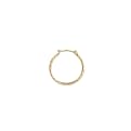 10K Earrings Diamond Cut Hoop