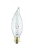 Bulbrite 403025 - 25CFC/32/3 - 25 Watt Bent Tip Candelabra Base Light Bulb