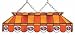 Imperial San Francisco 49ers Licensed 40-Inch Rectangular Stained Glass Billiard Table Light