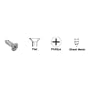 CRL 8 x 1/2" Flat Head Phillips Sheet Metal Screws