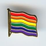Eigenschaften Everflag  / Flaggen-Pin vergoldet : Regenbogen