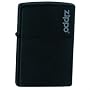 Original Zippo 218ZL Matte Black petrol Lighter