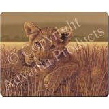 LION CUB at GOLD SUNSET Mouse Mat / Pad
